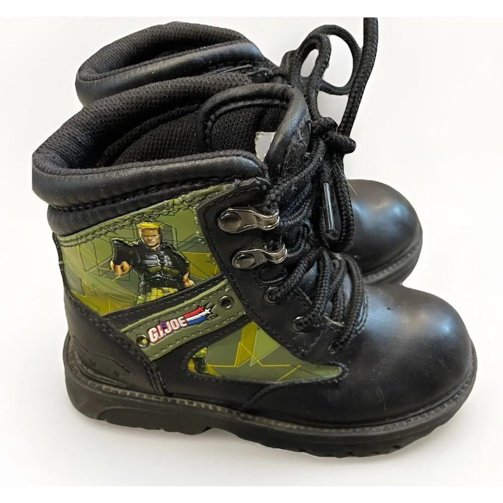 GI JO Little Boys Size  11.5 (US) Army Combat boots Collectible RARE